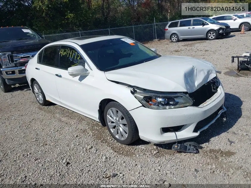 HONDA ACCORD 2013, VIN 1HGCR3F82DA014565