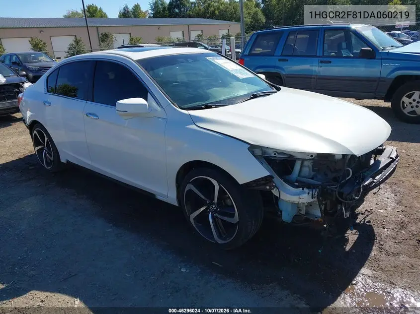 HONDA ACCORD 2013, VIN 1HGCR2F81DA060219