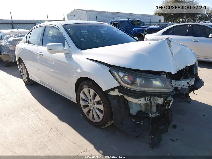 HONDA ACCORD 2013, VIN 1HGCR3F84DA037491