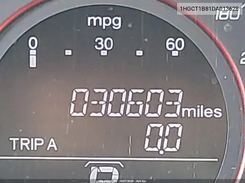2013 HONDA ACCORD VIN 1HGCT1B81DA013628 — фото 15