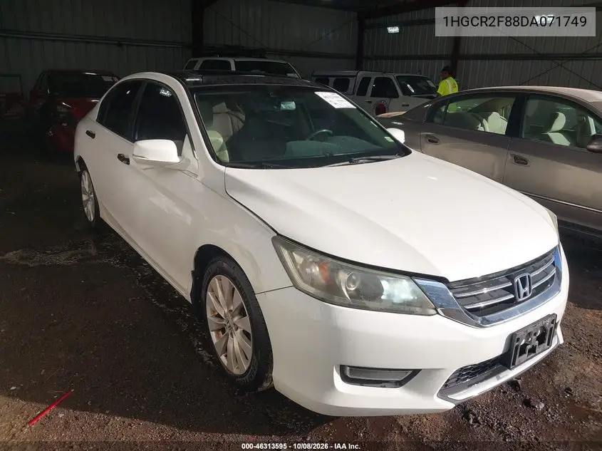 HONDA ACCORD 2013, VIN 1HGCR2F88DA071749