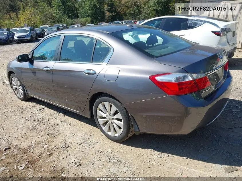 2013 HONDA ACCORD VIN 1HGCR2F82DA016147 — фото 3