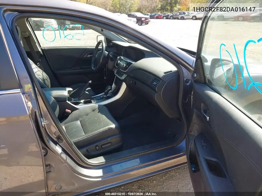 2013 HONDA ACCORD VIN 1HGCR2F82DA016147 — фото 5