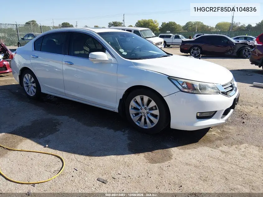HONDA ACCORD 2013, VIN 1HGCR2F85DA104836