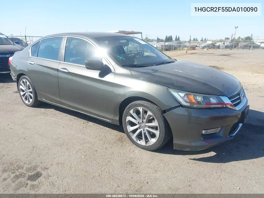HONDA ACCORD 2013, VIN 1HGCR2F55DA010090
