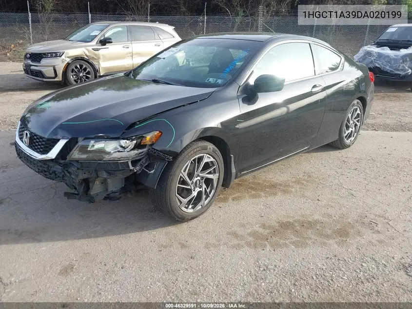 2013 HONDA ACCORD VIN 1HGCT1A39DA020199 — фото 2