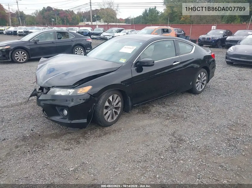 2013 HONDA ACCORD VIN 1HGCT1B86DA007789 — фото 2
