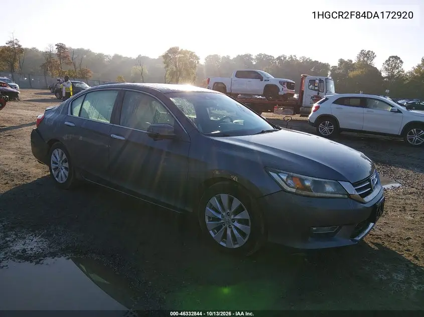 HONDA ACCORD 2013, VIN 1HGCR2F84DA172920