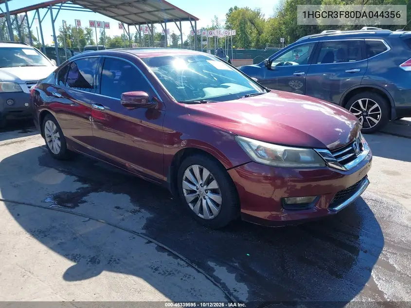 HONDA ACCORD 2013, VIN 1HGCR3F80DA044356