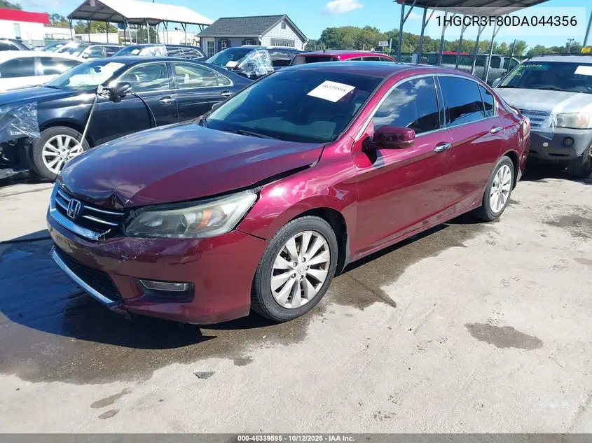 2013 HONDA ACCORD VIN 1HGCR3F80DA044356 — фото 2