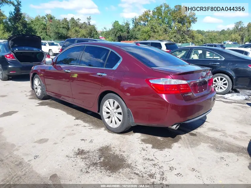 2013 HONDA ACCORD VIN 1HGCR3F80DA044356 — фото 3