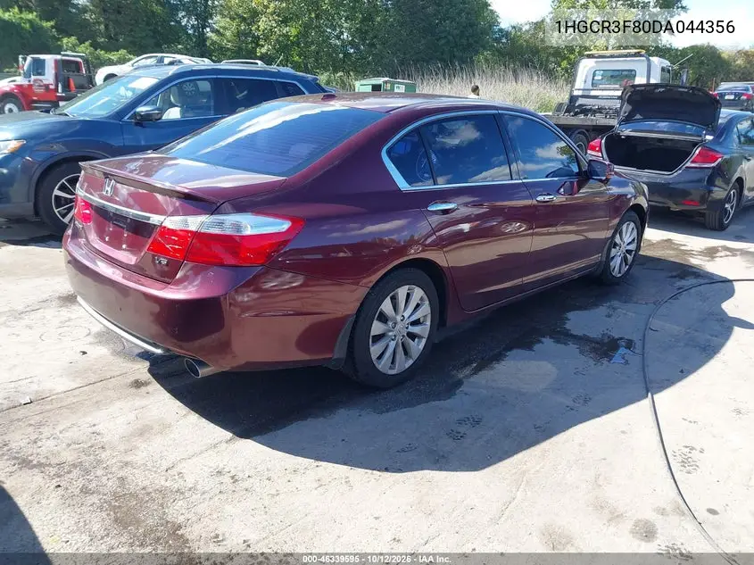 2013 HONDA ACCORD VIN 1HGCR3F80DA044356 — фото 4