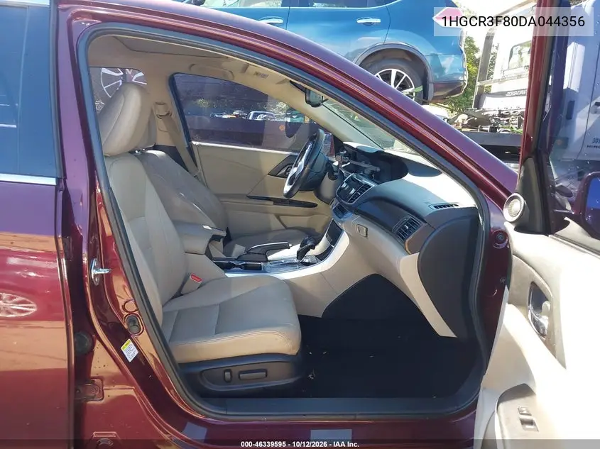 2013 HONDA ACCORD VIN 1HGCR3F80DA044356 — фото 5