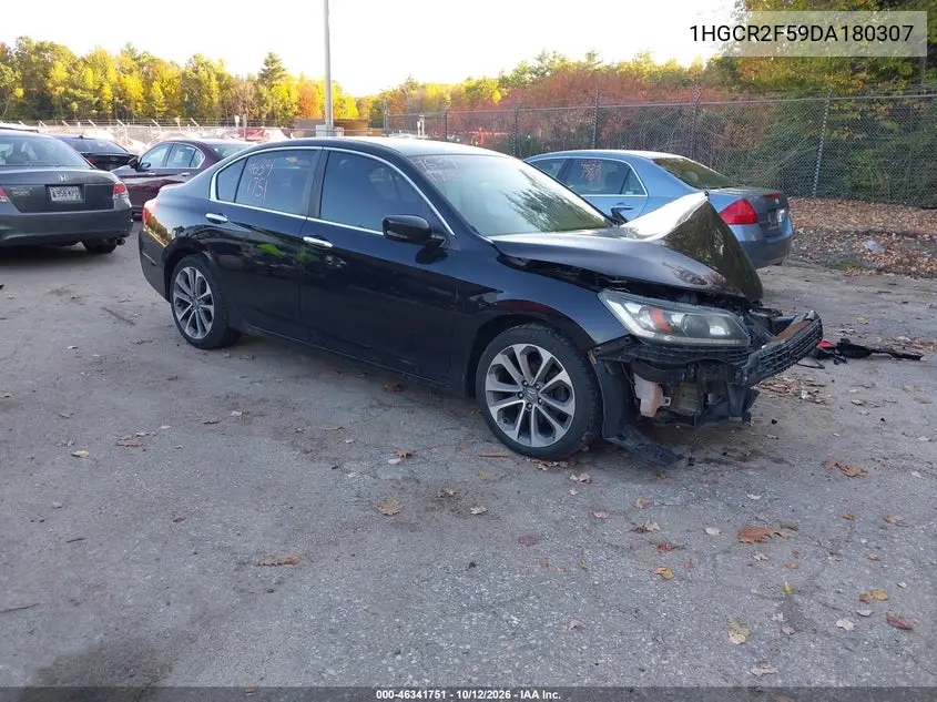 HONDA ACCORD 2013, VIN 1HGCR2F59DA180307