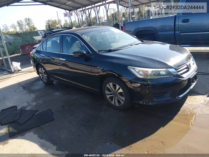 HONDA ACCORD 2013, VIN 1HGCR2F32DA244444