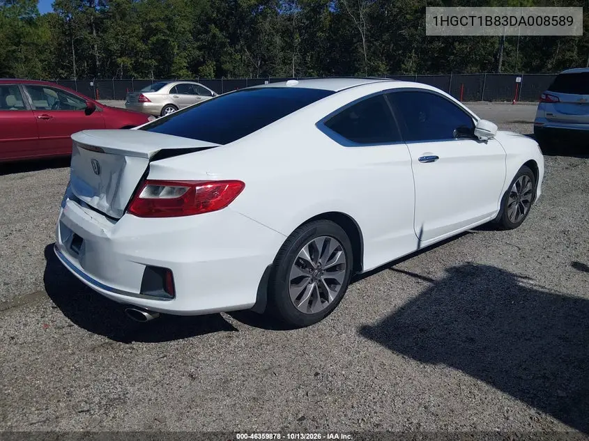 2013 HONDA ACCORD VIN 1HGCT1B83DA008589 — фото 4