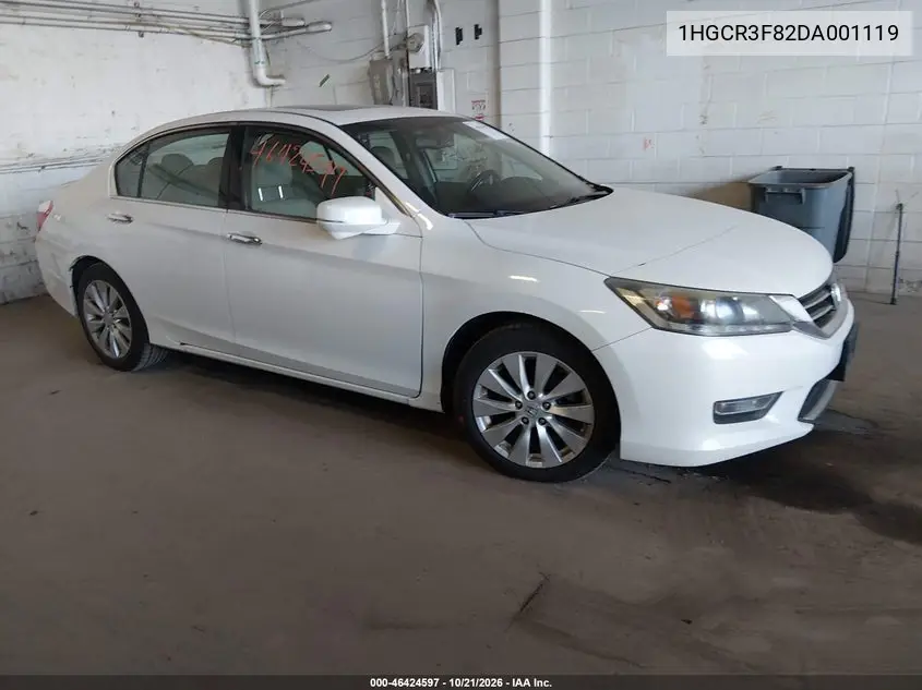 HONDA ACCORD 2013, VIN 1HGCR3F82DA001119