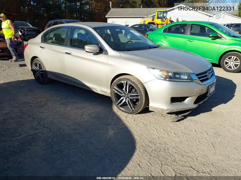 HONDA ACCORD 2013, VIN 1HGCR2F34DA122331