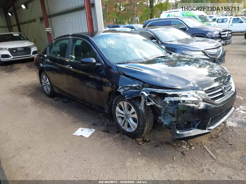 HONDA ACCORD 2013, VIN 1HGCR2F33DA155711