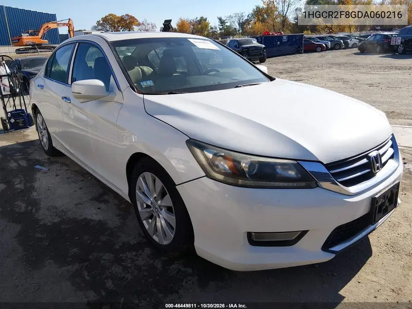 HONDA ACCORD 2013, VIN 1HGCR2F8GDA060216