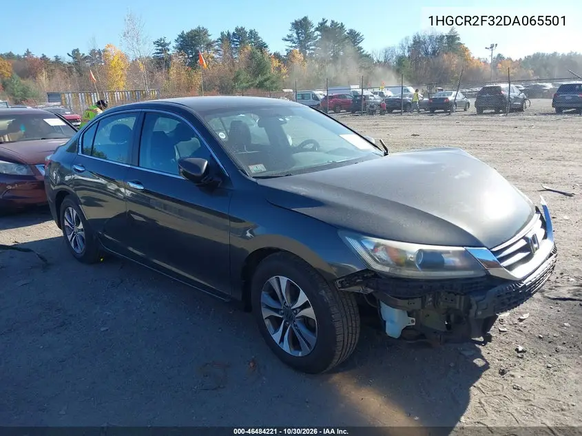 HONDA ACCORD 2013, VIN 1HGCR2F32DA065501