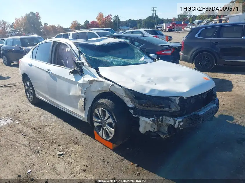 HONDA ACCORD 2013, VIN 1HGCR2F37DA009571