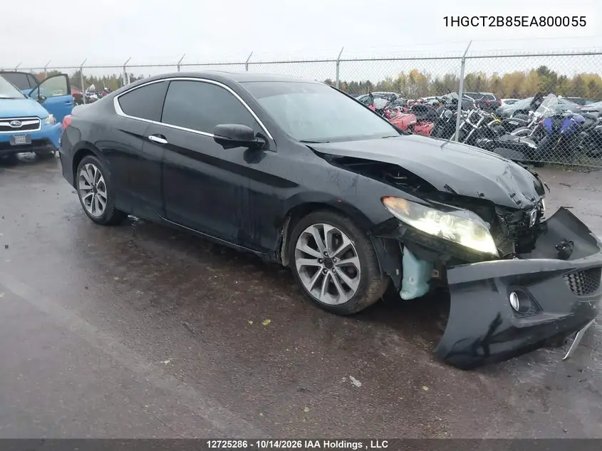 HONDA ACCORD 2014, VIN 1HGCT2B85EA800055