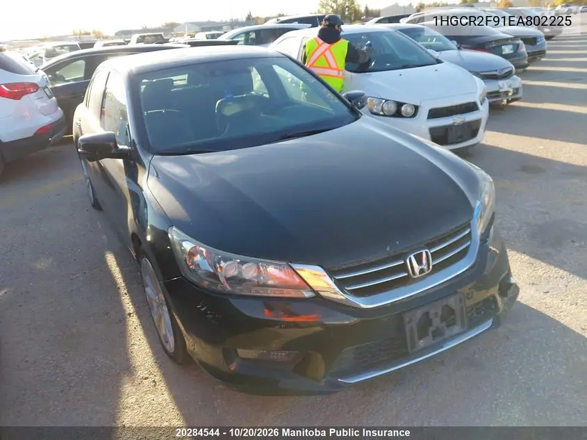 HONDA ACCORD 2014, VIN 1HGCR2F91EA802225