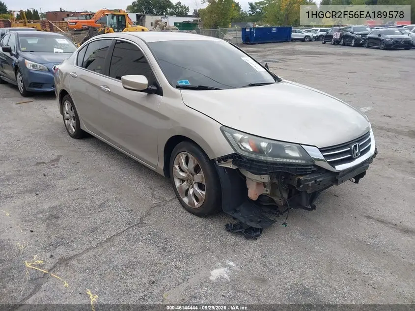 HONDA ACCORD 2014, VIN 1HGCR2F56EA189578