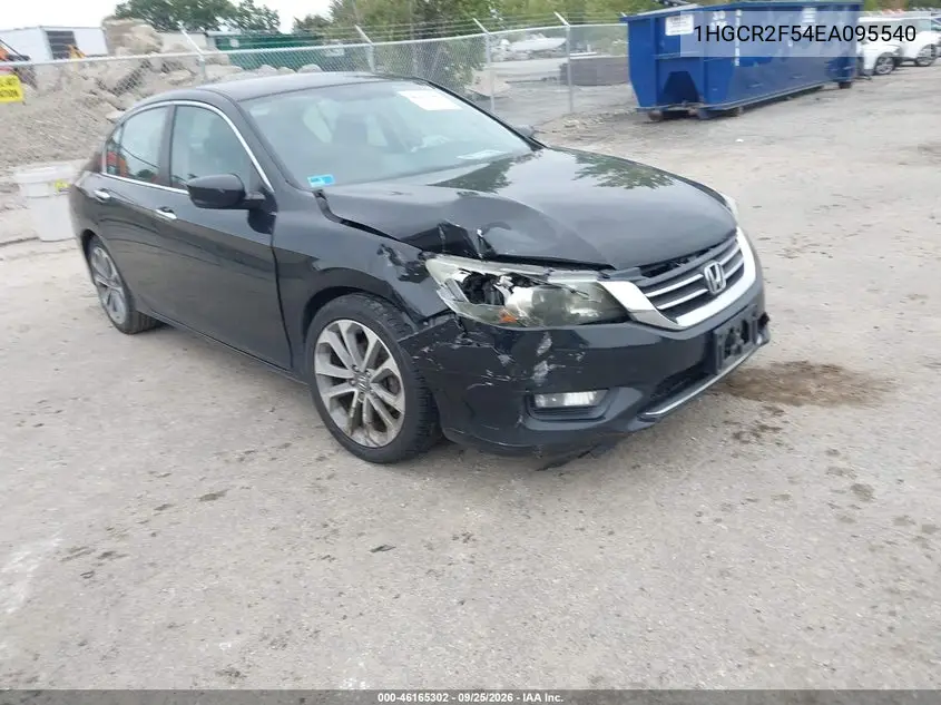 HONDA ACCORD 2014, VIN 1HGCR2F54EA095540