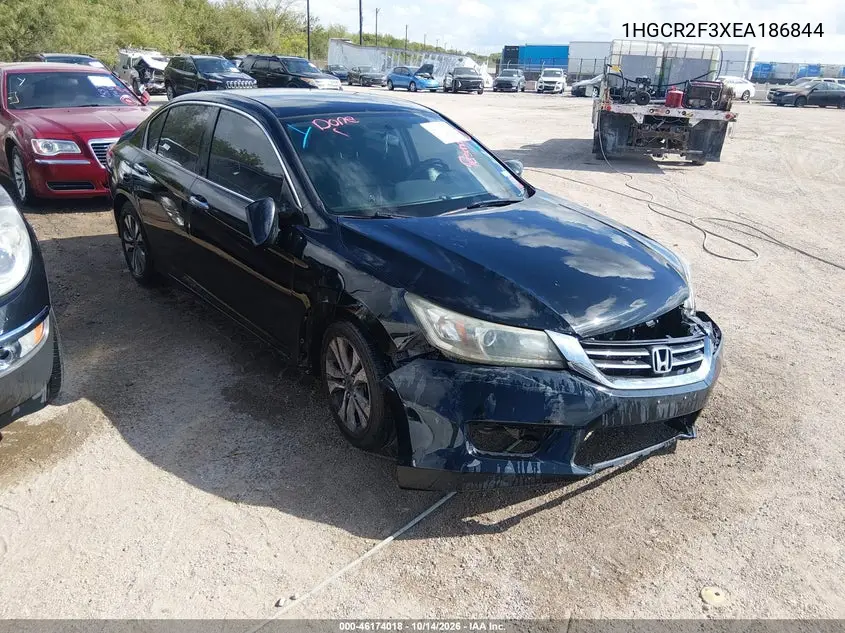 HONDA ACCORD 2014, VIN 1HGCR2F3XEA186844
