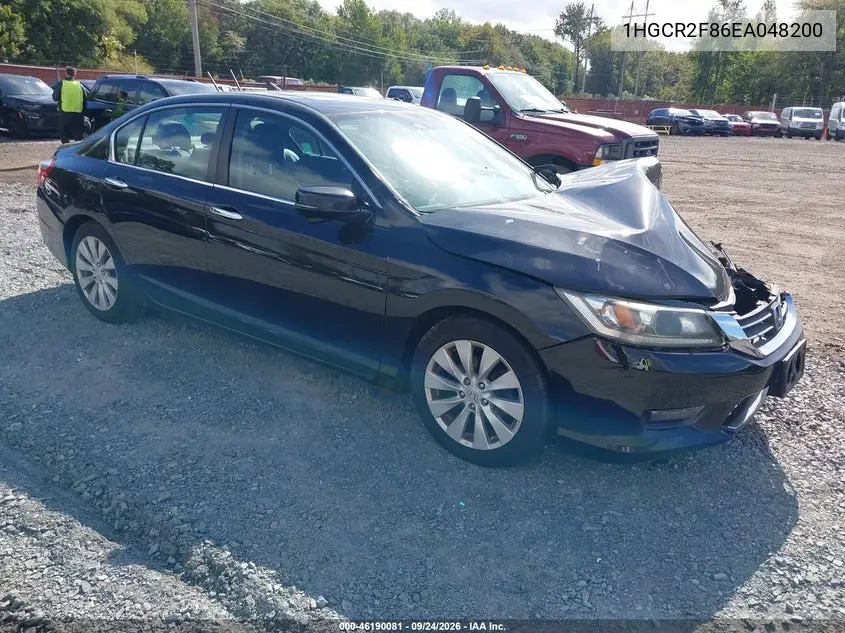 HONDA ACCORD 2014, VIN 1HGCR2F86EA048200