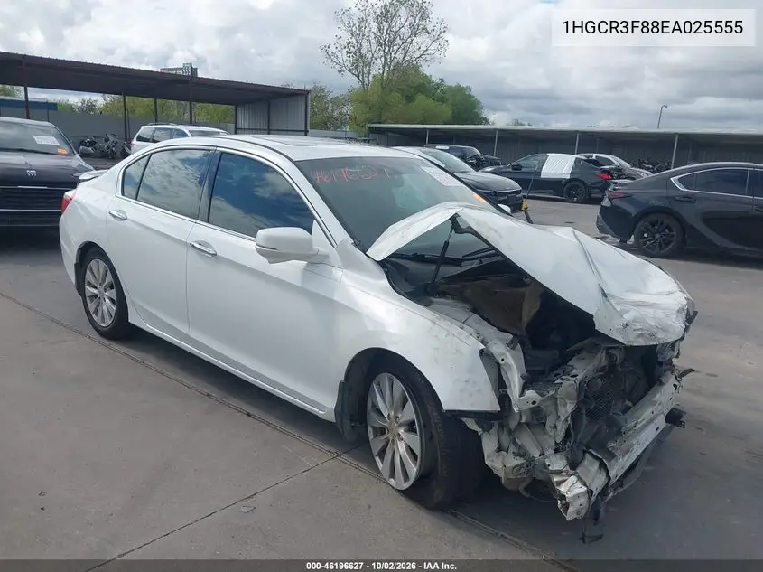 HONDA ACCORD 2014, VIN 1HGCR3F88EA025555