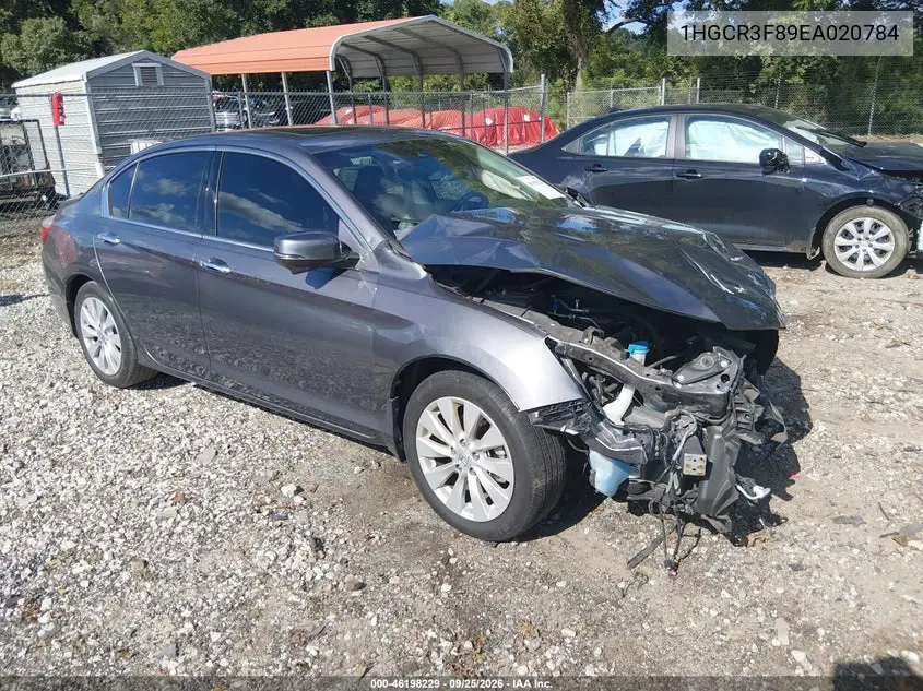 HONDA ACCORD 2014, VIN 1HGCR3F89EA020784