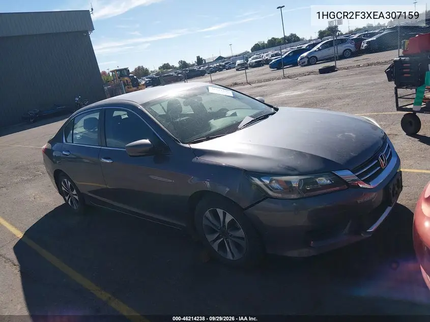 HONDA ACCORD 2014, VIN 1HGCR2F3XEA307159
