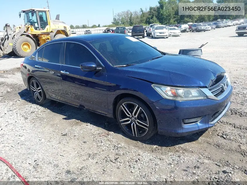 HONDA ACCORD 2014, VIN 1HGCR2F56EA023450