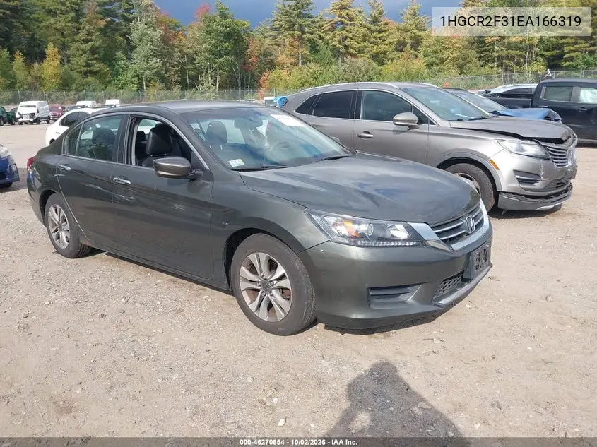 HONDA ACCORD 2014, VIN 1HGCR2F31EA166319