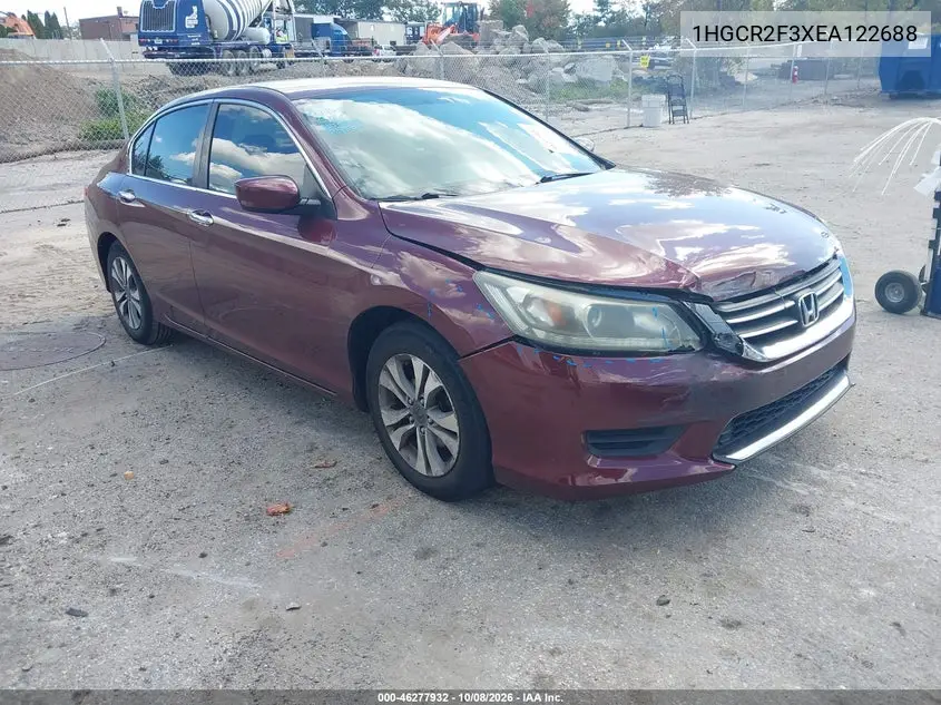 HONDA ACCORD 2014, VIN 1HGCR2F3XEA122688