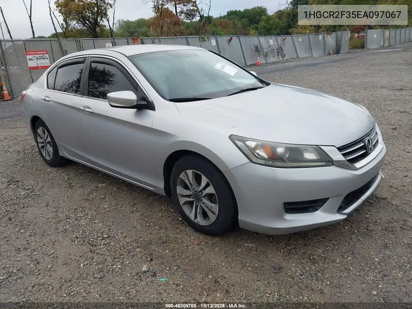 HONDA ACCORD 2014, VIN 1HGCR2F35EA097067