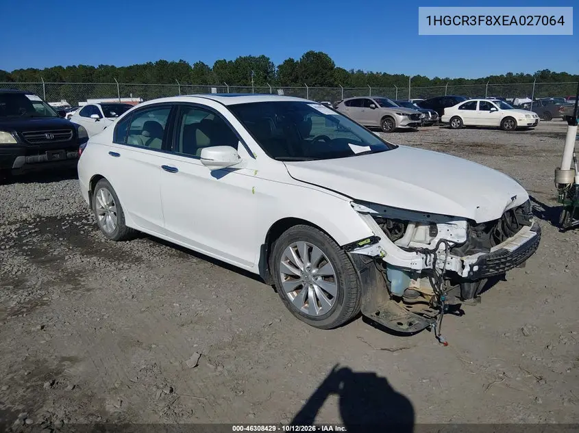 HONDA ACCORD 2014, VIN 1HGCR3F8XEA027064