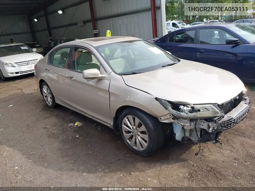 HONDA ACCORD 2014, VIN 1HGCR2F70EA053111