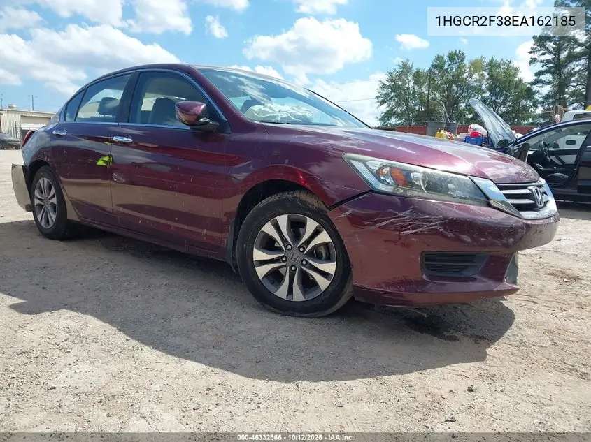 HONDA ACCORD 2014, VIN 1HGCR2F38EA162185