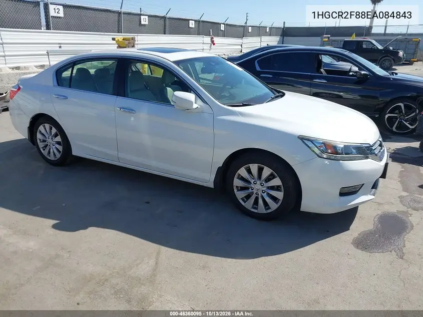 HONDA ACCORD 2014, VIN 1HGCR2F88EA084843