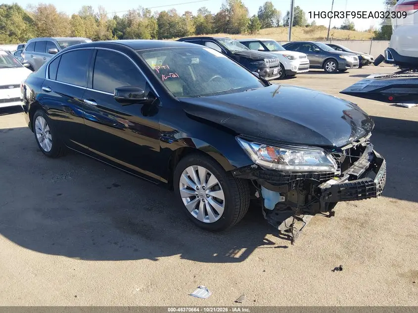 HONDA ACCORD 2014, VIN 1HGCR3F95EA032309