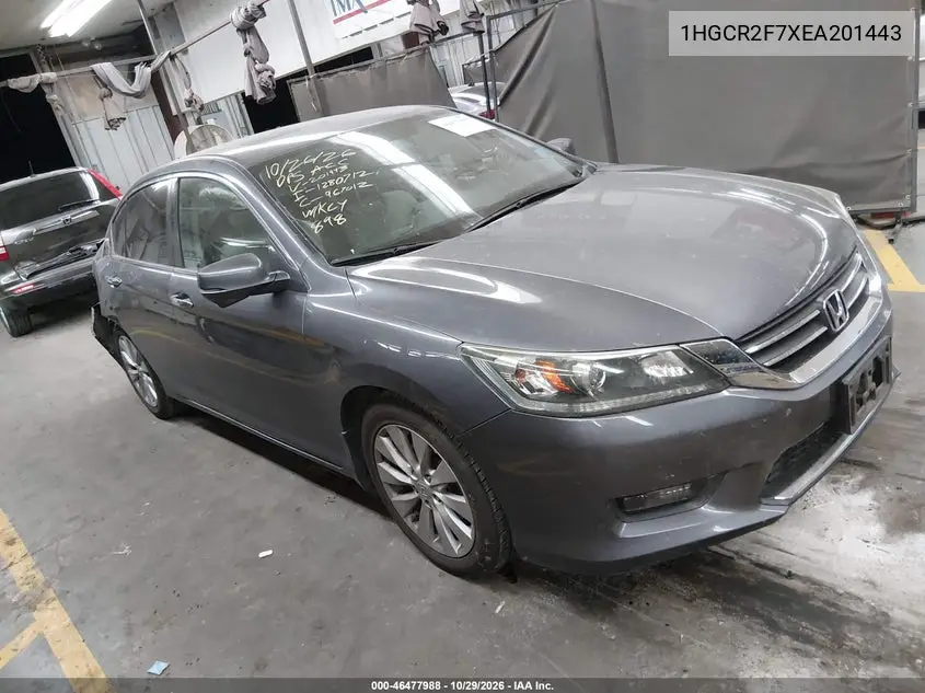 HONDA ACCORD 2014, VIN 1HGCR2F7XEA201443