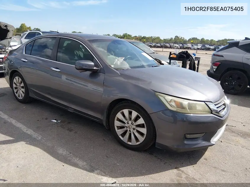 HONDA ACCORD 2014, VIN 1HGCR2F85EA075405