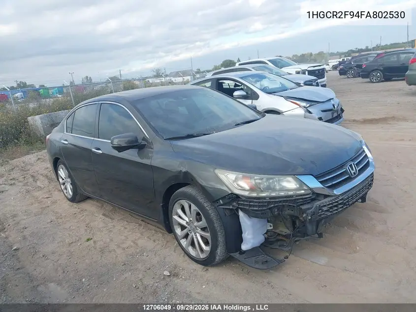 HONDA ACCORD 2015, VIN 1HGCR2F94FA802530