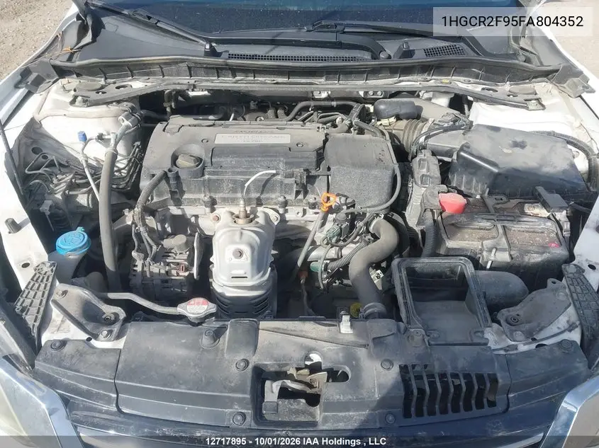 2015 HONDA ACCORD VIN 1HGCR2F95FA804352 — фото 10