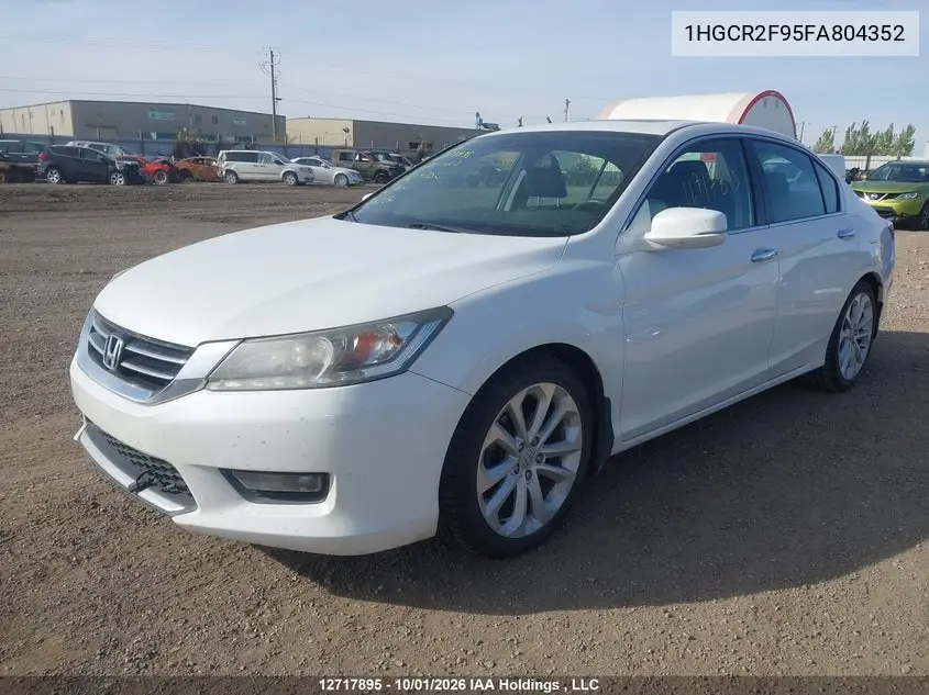 2015 HONDA ACCORD VIN 1HGCR2F95FA804352 — фото 2