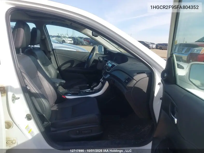 2015 HONDA ACCORD VIN 1HGCR2F95FA804352 — фото 5